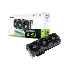 PNY GeForce RTX 5080 16GB GDDR7 Triple Fan Graphics Card